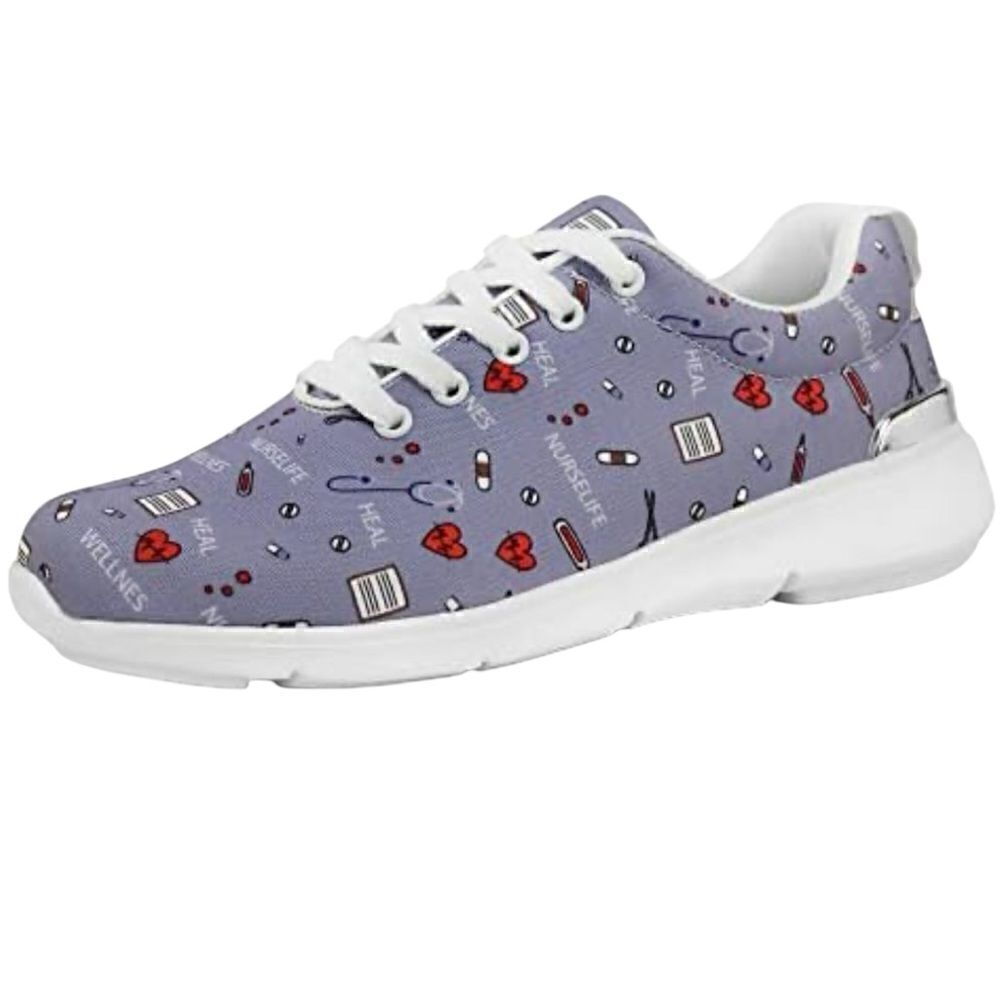 Hawkwell Sneakers Womens Size 7 Elena Purple Nurses Low Top Lace Up Sneakers NWT